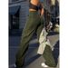 Women's Clothing Trendy Wide Leg Trousers Casual Workwear Loose Fit American Style_ecoleips.com