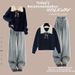 Women's Clothing Women's Stylish Suit Lazy Style Sweater With Baby Face Design Versatile Elegant Knit Sweater Paired With Slimming Loose Jeans_ecoleips.com
