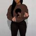 Trendy Portrait Print Long-Sleeve Sweatshirt – Women's Fashion Crewneck, Artistic Graphic Tee, Euro-American Streetwear (S-XXL)_ecoleips.com