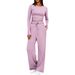 Women's Autumn Casual Suit Set Solid Color Long Sleeved Top And Pleated Waist Pants Relaxed Everyday Wear Versatile Comfortable Feshion Trend_ecoleips.com