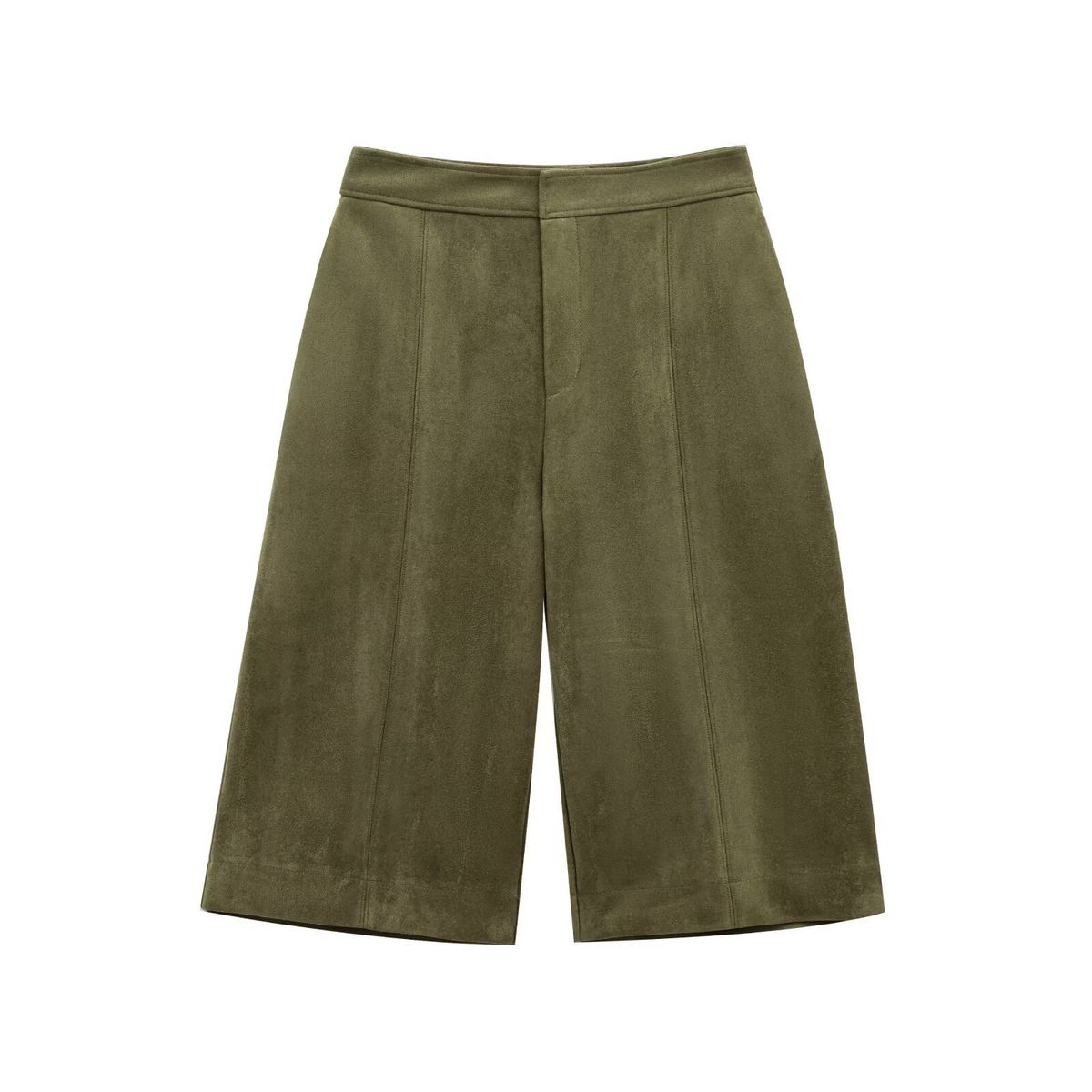 Aria Basics Aria Basics Style Women's Clothing 2025 New Model European And American Fashion Simple Suede Texture Effect Casual Shorts_ecoleips.com