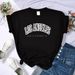 European American Cross-border Foreign Trade Wholesale Clothing, Fun And Fashionable Letter Print Round Neck Plus-size_ecoleips.com