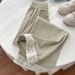 Women's Clothing Lace Denim Wide Leg Pants Spring And Autumn High Waist Slim Petite Nine Point Straight Casual Pants_ecoleips.com