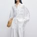 2025 New Model 100% Imported Linen White For Women, Loose Fit With A High-End Feel, Long Sleeve Sun Protection Shirt Top_ecoleips.com