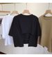 Halter Short T-shirt Women's Sweet And Spicy Style Korean Version Summer New Round Neck Loose Spice Short-sleeved Top_ecoleips.com