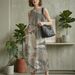 European And American French Lantern Long Skirt, Digital Printed Neck Hanging Flower Bud Skirt, Women's Clothing_ecoleips.com