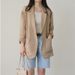 9310 Thin Women's 2025 Spring New British Style Casual Long Sleeved Cotton Linen Small Suit Jacket_ecoleips.com