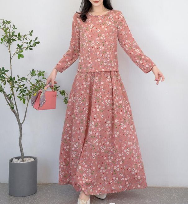 137 Muslim Two-Piece Dress Set_ecoleips.com