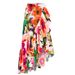Women's Clothing Sexy Fashion One-piece Swimsuit Ruffled Printed Chiffon Dress Swimsuit Suit_ecoleips.com