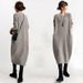 Spring New Solid Color Round Neck Knitted Dress With Large Pockets For Women._ecoleips.com