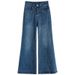 Women's Wide-Leg Flared Jeans, Fall/Winter 2025 New Style, Loose And Trendy, Popular Design Straight Pants_ecoleips.com