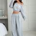 Women's Off-Shoulder Sweater Set - Long Sleeve Knit Top & Lounge Pants (S-XXL) | Casual Streetwear In 7 Colors_ecoleips.com