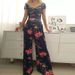 2026 New Spring Women's Clothing, Cross-Border European And American Jumpsuits, Off-Shoulder Printed Long Pants, Sexy_ecoleips.com