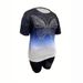 Women's Printed Short Sleeve Top & Shorts Set - Breathable Summer Outfit For Casual & Vacation Wear_ecoleips.com