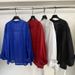 Pleated Loose-Fit Long Sleeve Shirt, Lightweight Sun Protection Cover-Up, Breathable Oversized Blouse_ecoleips.com