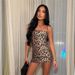 2024 Spring New Fashion Sexy Backless Leopard Print Sequin Bodycon Dress_ecoleips.com