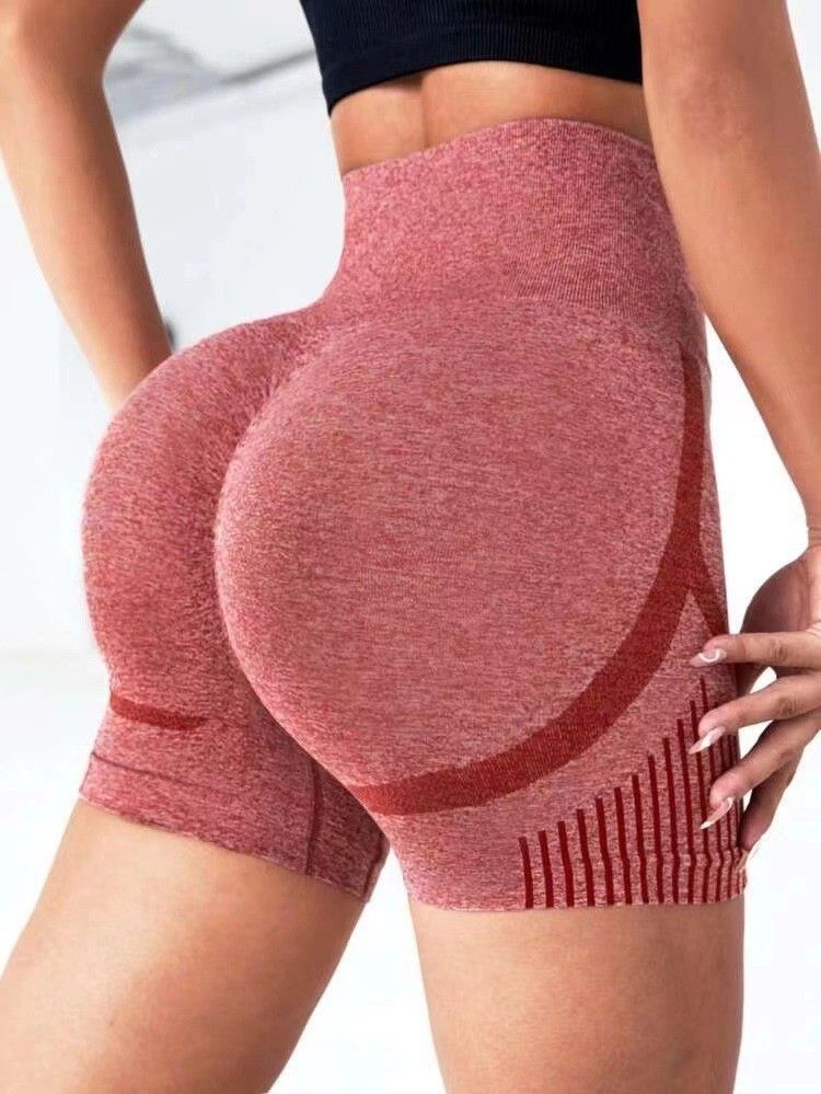 High Waist Yoga Shorts For Women - Tummy Control Workout Shorts With Hip Lift Design, Breathable & Stretchy For Running, Fitness, And Yoga_ecoleips.com