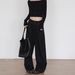 K Hanging Color Blocked New Yoga Pants, Loose And Slimming, Wide Leg Pants, Color Blocked Straight Leg, Floor Length, Casual Pants For Outdoor Wear_ecoleips.com