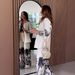 Women's Clothing Positioning Printing Long Sleeved Top Wide Leg Pants Fashionable Two Piece Suit_ecoleips.com