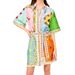 Cross-border 2025 Spring/Summer Women's Clothing European And American High-end Printed Vacation Lapel_ecoleips.com