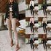 Slim Fit Women's Outerwear Stand Collar Long Sleeve European American Style Metal Buckle Decoration Independent Website Hot Selling_ecoleips.com