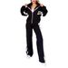 Women's Clothing Autumn Y2K Striped Zipper Top Jacket Casual Sports Suit Women_ecoleips.com