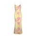 AD175 European And American Style Ins Fashion Digital Print Sexy Backless V-neck Bodycon Dress_ecoleips.com