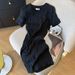 Women's Clothing Summer Style Women's Short Sleeved Slim Fit Knit Dress For Formal & Casual For Women Spring Summer_ecoleips.com