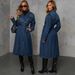 Women's Clothing New Style Fashion Casual Retro Temperament Denim Ladies Wide Version Windbreaker Jacket_ecoleips.com