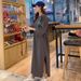 Summer Style Long Loose Fitting Over The Knee Short Sleeve Dress For Plus Size Women Up To 200 Pounds_ecoleips.com