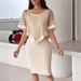 Women's sexy elegant slim waist sequin dress_ecoleips.com