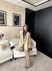 2025 New High-End Elegant Khaki Woolen Blazer Women, Loose Fit, Slimming, Unique And Versatile For Autumn_ecoleips.com