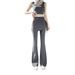 Aria Basics 2025 Early Autumn New Two-Piece Drawstring Matching Slimming Sports Women's Skirt Flared Pants_ecoleips.com