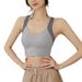 Aria Basics Aria Basics Autumn And Winter High-intensity Cross-back Yoga Tank Top For Women With Fixed Cups, Slim Fit, Color-blocking Pilates_ecoleips.com