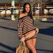 2026 Spring And Summer New Women's Clothing Fashion Lady Solid Color Sweater Skirt Set_ecoleips.com