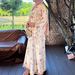 Women's Clothing Modest Abaya Dress Elegant Tulip-Print Abaya Set – Pink Satin Kimono Dress With Floral Pattern, Modest Loose Fit Long Sleeve Maxi_ecoleips.com