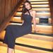 Cross-border European And American Sexy Slim-fit Cross-neck Strapless Dress, Solid Color Elegant Tight-fitting Bodycon_ecoleips.com