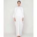 F271 Foreign Trade Supply Cross-border Solid Color Stand-up Collar Batwing Sleeve Middle East Dubai Loose Plus-size Robe_ecoleips.com
