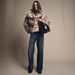 Luxury Faux Fur Coat With Fox Fur Collar - Winter Leopard Print Jacket For Women, Elegant Stand Collar Outerwear, Street Style Fashion Coat_ecoleips.com