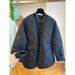 girl Vintage Quilted Diamond Pattern Round Neck Cotton Jacket For Women Winter Loose Casual Trendy Top Coat_ecoleips.com