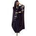 MQ154 Abaya Dubai Cardigan Robe Embroidered Headscarf Outerwear Cross-Border E-Commerce Foreign Trade Middle East_ecoleips.com