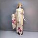 Elegant Fashion Muslim Robe Printed Loose Women's Straight Set Wholesale_ecoleips.com