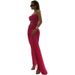 Women's Clothing Spring New Women's Fashion Sexy Tube Top One Shoulder Perspective Strappy Slim Dress Female_ecoleips.com