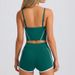 Sports Bra Vest Shorts Suspenders Bra Back Beauty Pilates Tights High Elastic Fitness Running Yoga Set_ecoleips.com