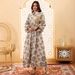 Elegant Muslim Jalabiya Dress For Women – Long Sleeve Pullover With Delicate Mesh Embroidery, Modest Islamic Fashion_ecoleips.com