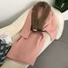Women's Oversized Long Knit Cardigan – Soft & Cozy Over-Knee Sweater Coat (Fox Fur Trim, One Size Fits All)_ecoleips.com