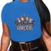Summer European And American Cross-border Foreign Trade Plus-size T-shirt, Round-neck Casual Loose-fitting Short-sleeve_ecoleips.com