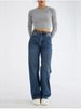 Women's Wide-Leg Jeans – High Waist Flared Denim Pants – Fashion Stretch Cotton Trousers_ecoleips.com