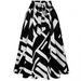 2025 2025 Spring And Autumn New Printed Belt Fashion Casual Commuter Skirt For Women_ecoleips.com