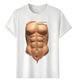 Women's T-Shirts T-shirt Freaks Torso Abdomen Muscle Style Men's_ecoleips.com